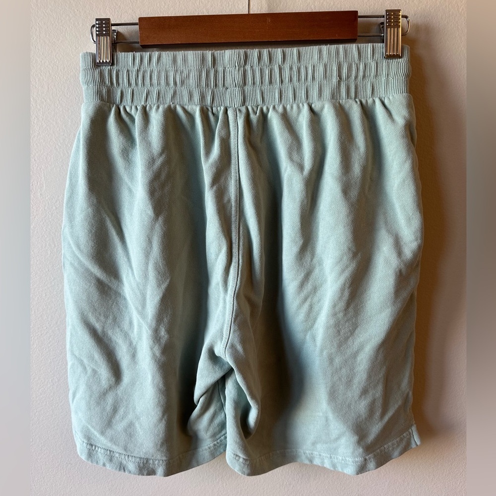 Men’s Spiritual Gangster Sage Green Drawstring Lounge Shorts Size M - Picture 2 of 5